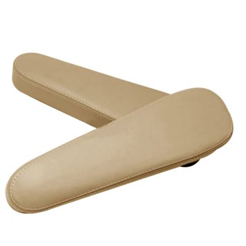 Set Genuine Real Leather Armrest Arm Rest Cover Upholstery For Honda Odyssey Beige 05 06 07 08 09 10