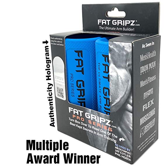 Fat Gripz® - The Award-Winning Shortcut to Head-Turning Arms (2.25” Diameter, Original)