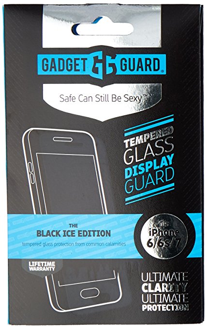 Gadget Guard Ice Tempered Glass Screen Protector for iPhone 6/6S/7, Clear