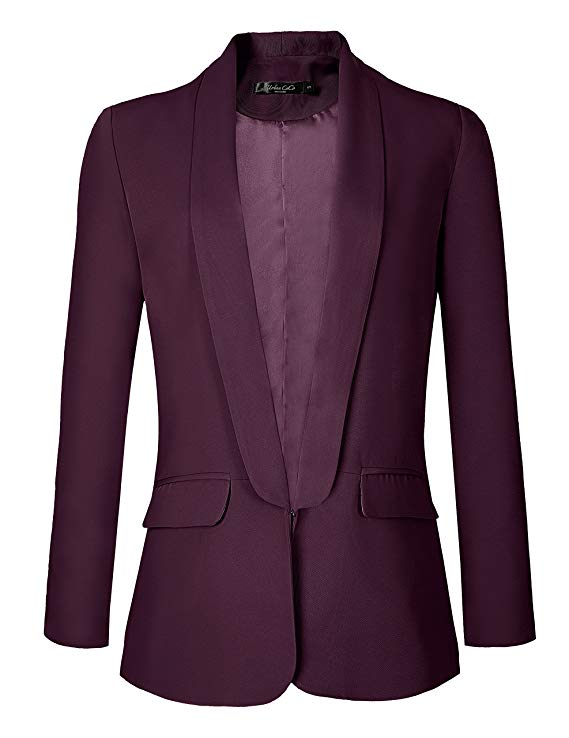 Urban CoCo Women's Office Blazer Jacket Open Front