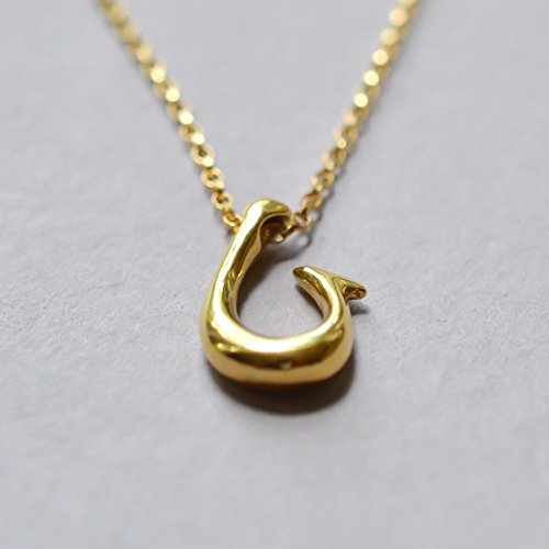 Makau Hawaiian Fish Hook necklace vermeil 14kt gold-filled chain
