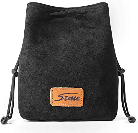 S-ZONE Soft Camera Bag DSLR Insert Handbag Drawstring Lens Case for Canon Nikon Sony