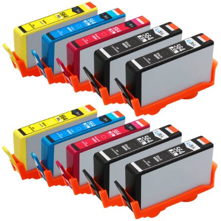 LxTek Remanufactured Ink Cartridge Replacement For HP 564XL (4 Black | 2 Cyan | 2 Magenta | 2 Yellow) CN684WN CB325WN CB323WN CB324WN High Yield