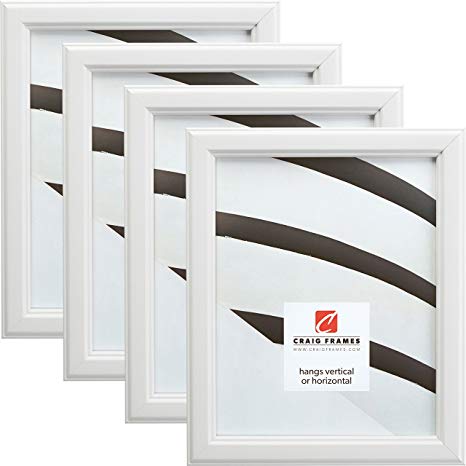 Craig Frames 434WH 14 x 22 Inch Picture Frame, White, Set of 4