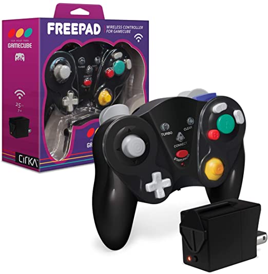 CirKa "FreePad" Wireless Controller for GameCube (Black)