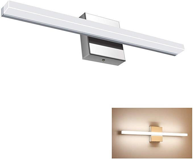 Vanity Light 12W 19.88inches LED Acrylic Rectangle Tube Daylight White 4500K for Bathroom/Bedroom YHTlaeh Vanity Light