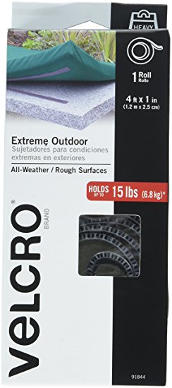 VELCRO Brand - Extreme Outdoor- 1" Wide Tape, 4' - Titanium
