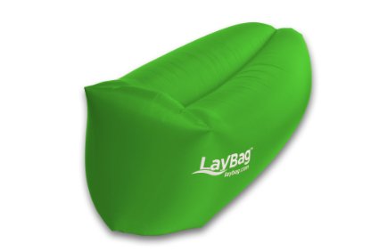 LayBagTM - THE ORIGINAL. Inflatable Air Lounge | Ultra Lightweight. Easy inflatable. Extremely comfortable.