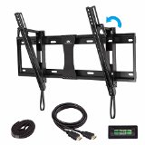 Mounting Dream MD2165-LK Tilt TV Wall Mount Bracket for most of 42-70 Inches TVs with VESA 200X100 to 600X400mm Loading Capacity 132 lbs 0-20 Degree Forward Tilt Including 6 ft HDMI Cable and Magnetic Bubble Level for Samsung Sony Vizio LG Sharp TCL 42 47 48 49 50 51 55 60 64 65 70 inch TV