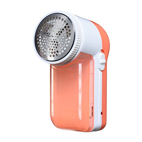 Fabric Shaver Electric Portable Household Utility Sweater Shaver Fuzz Lint Remover (Orange)