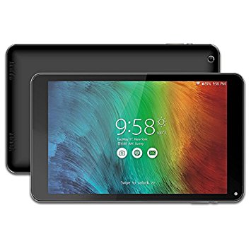 NPOLE Tablet 10.1 Inch Android 6.0 Tablet 16GB ROM 1GB RAM 2.4G/5G Dual-band Wifi HD 1280x800 IPS Display HDMI Bluetooth 4.0 HD Video 3D Games supported Upgraded Version Black