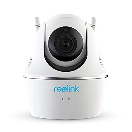 REOLINK [2019 New Version] 5MP 3X Optical Zoom Wireless Camera, Home Security Indoor IP Surveillance Camera, Pan & Tilt |2.4/5 GHz Dual Band WiFi | Two Way Audio, C2 Pro White