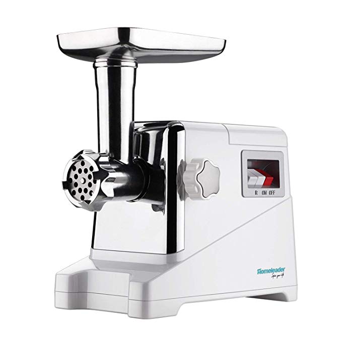 Electric Meat Grinder, Meats Mincer with 3 Grinding Plates and Sausage Stuffing Tubes, Sausage Maker with Reverse and Storage Function, ETL Approved, 1400 Watts Max