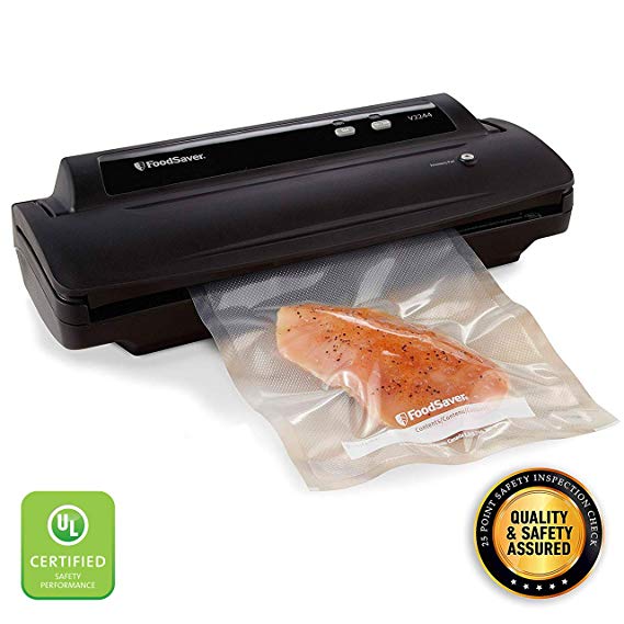 FoodSaver V2244 Vacuum Sealer Machine with Starter Kit | Safety Certified