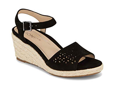 Vionic Women's Tulum Ariel Wedge Sandal - Ladies Sandals Concealed Orthotic Support