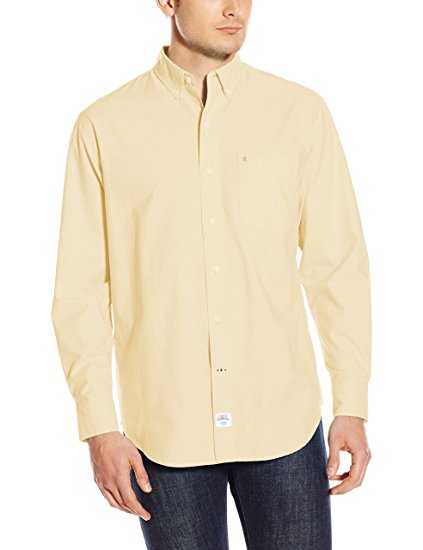 IZOD Men's Long Sleeve Oxford Solid Shirt