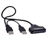 Patuoxun USB 20 to Sata Converter Adapter Cable w 25 25 Inch Hard Drive HDD Case