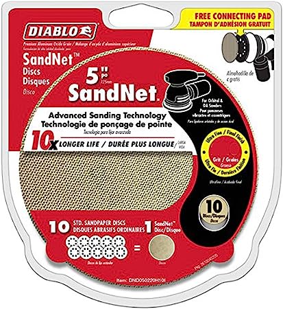 Diablo SandNet 400 Grit 5” Sanding Disc - DND050400H10I