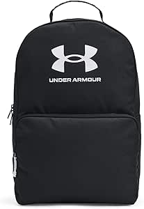 Under Armour Unisex-Adult Loudon Backpack, (001) Black/Black/White, One Size Fits Most