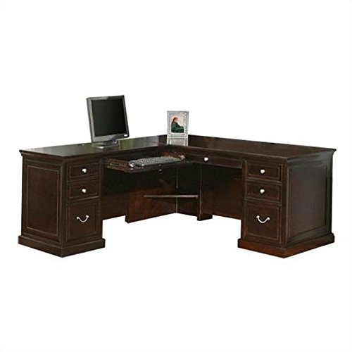 Martin Fulton 68" LHF L-Shaped Executive Desk in Espresso