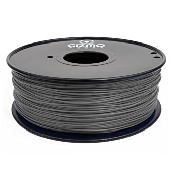 Gizmo Dorks 3mm (2.85mm) ABS Filament 1kg / 2.2lb for 3D Printers, Gray