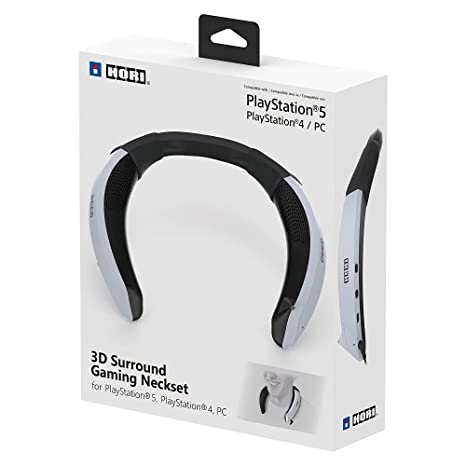 Hori PlayStation 5 3D Surround Gaming Neckset - Wearable Speaker for PS5, PS4, PC - PlayStation 5