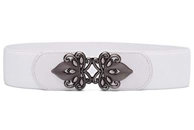 Syuer Womens Vintage Wide Elastic Stretch Waist Belt Retro Cinch Belt