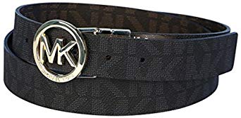 Michael Kors Mk Signature Monogram Belt and Buckle Reversible