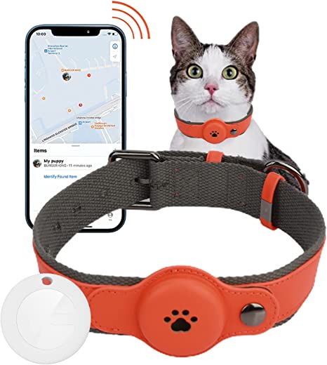 Meideli Dog GPS Tracker, Waterproof Location Pet Tracking Collar GPS Activity Monitor for Cats Dogs, Real-Time GPS Tracking Pet Collar Device for Small Medium Large Dogs, Pet Activity Tracker for iOS