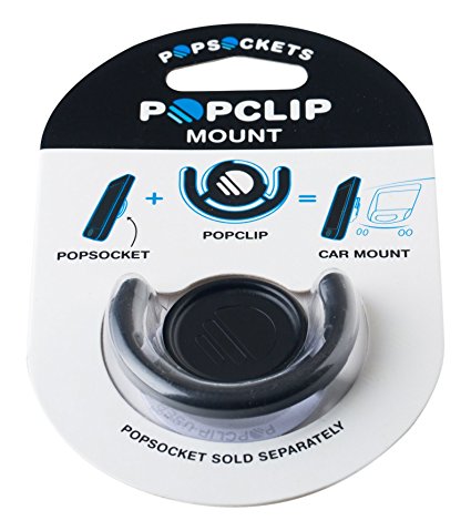 PopSockets: PopClip Mount for all PopSocket Stands and Grips (Black)