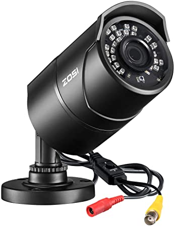 ZOSI 2.0 Megapixel HD 1080P 4 in 1 TVI/CVI/AHD/CVBS Security Cameras Day Night Waterproof Camera 100ft IR Distance, Aluminum Metal Housing,Compatible for HD-TVI, AHD, CVI, and CVBS/960H Analog DVR