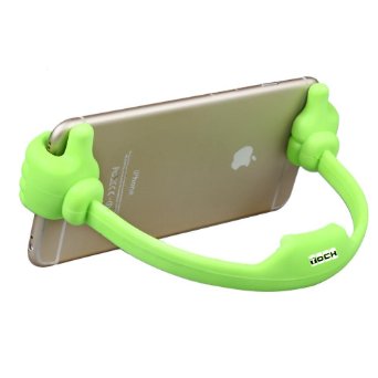 Toch TM Desk Stand for iPhone 455s5c66 plus Samsung HTC Nexus Tablet Tab Cartoon Mickey Palm Cellphone Holder Mount Stand Green