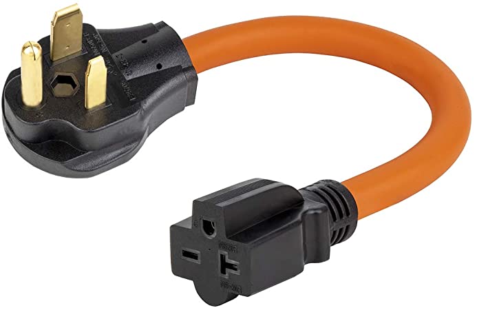 1.5FT Nema 6-50P to 6-15R/6-20R Welder Power Adapter Cord, 6-50P 50-Amp to 6-20R 20A T-Blade Adapter,6-50P to 6-20R