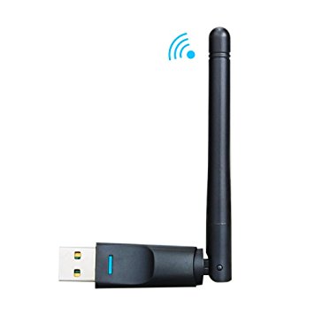 Wireless Adaptor - 150 Mbps, High Speed & Stable Signal for Windows 7/XP/Vista/Mac OS X/LINUX,Supports 802.11 b/g/n - [ DAGO-Mart Quality Guarantee ]