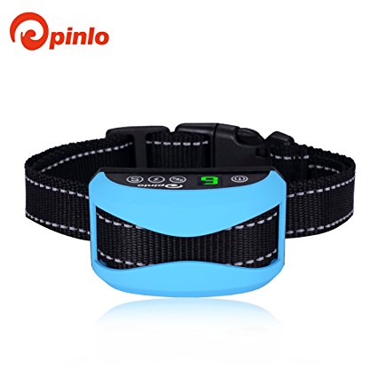 No Bark collar for Small Medium Large Dogs 2017 Training device with Beep/ Vibration/ Safe Shock Option and 7 Adjustable Sensitivity Gears