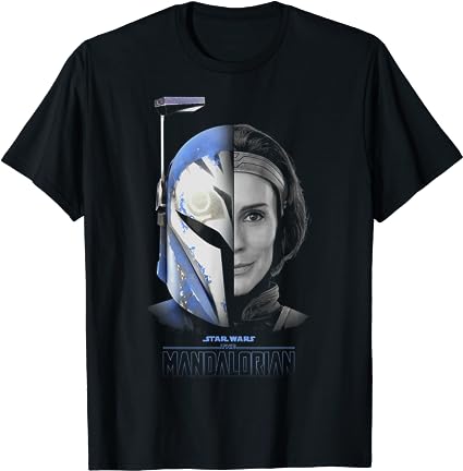 Star Wars: The Mandalorian Bo-Katan Split Face R17 T-Shirt