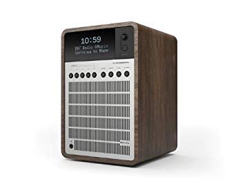 Revo Super Signal Deluxe DAB Table Radio with DAB/DAB /FM Reception, Digital Alarm and Bluetooth Wireless Streaming - Walnut/Silver