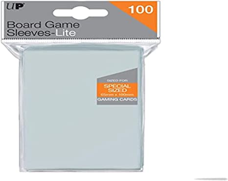 Lite Board Game Sleeves 65mm x 100mm 100ct