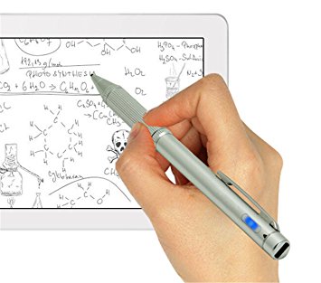 Zspeed Rechargeable Fine Point Precision Stylus, Ultra thin 1.45mm Tip Active Stylus for Apple iPad, iPhone, iPod, iPad Pro, PC & Android Devices