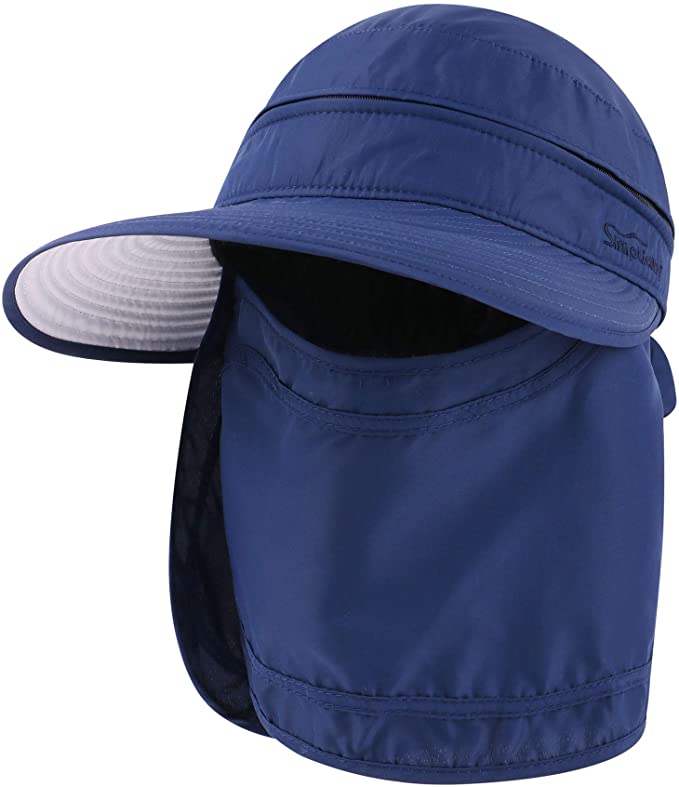 Simplicity Hats for Women UPF 50  UV Sun Protective Convertible Beach Visor Hat
