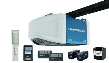 Chamberlain WD1000WF 1-14 HPS Smartphone Controlled Wi-Fi Garage Door Opener with Battery Backup and Ultra-Quiet Operation