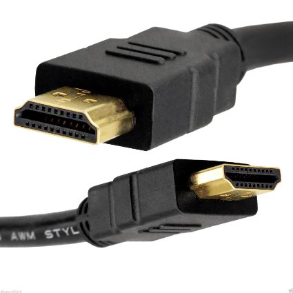 REALMAX® 1m 2m 3m 4m 5m 10m HDMI Cable High Speed Gold Premium Quality supports all HD ready devices and gadgets (1m. HDMI Cable)