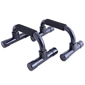 CAP Barbell HHP-003EB Cap Push Up Bars, Black