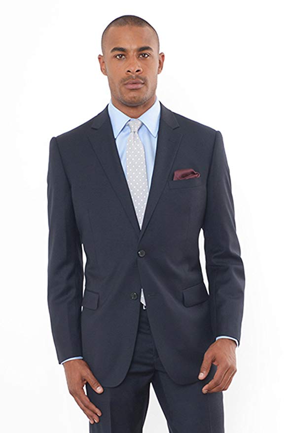 Combatant Gentlemen Men's Navy Blue Modern Fit Suit