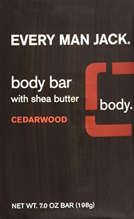 Every Man Jack Body Bar, Cedarwood, 7 Ounce