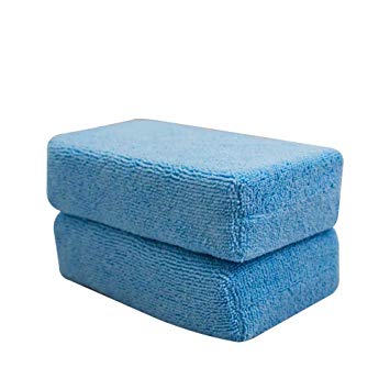 Chemical Guys MIC292XL02 Premium Grade Microfiber Applicator, XL, Blue (Pack of 2)