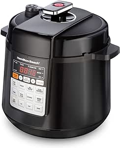 Hamilton Beach® 6 Quart Multi-Function Pressure Cooker, Black, ‎34501C