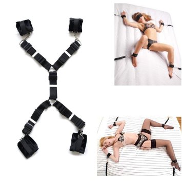 TreatMe Handcuffs With Adjustable Belts - Under Bed
