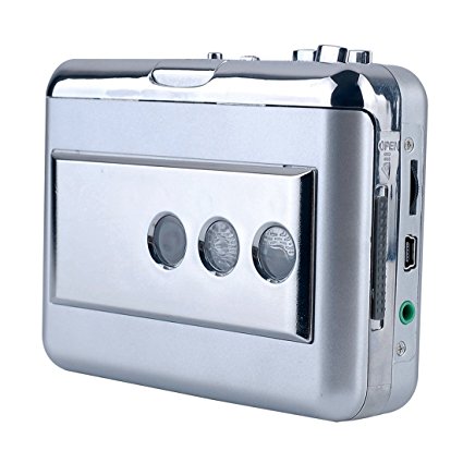 Y&H Portable Cassette Tape Player Record Cassette to MP3 Digital Converter,USB Cassette Converter fit for Standard tapes
