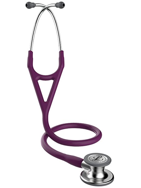 3M Littmann 6156 Cardiology IV Stethoscope, Standard-Finish Chestpiece, 27", Plum Tube